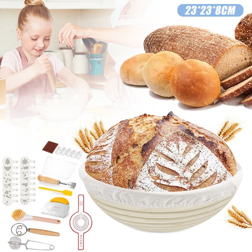 Banneton bread proofing - bread, basket