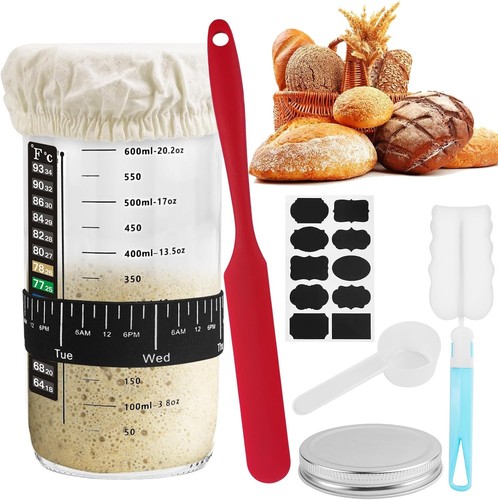 730ml 25oz sourdough starter - 730ml/25oz,